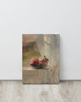 Flowers on a Window Ledge | Canvas Print