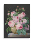 Pink Roses in a Vase | Canvas Print