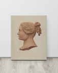 Carved Silhouette of a Woman | Canvas Print