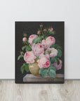 Pink Roses in a Vase | Canvas Print