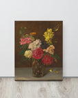 Flowers in a Cut Glass Vase | Canvas Print