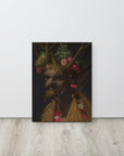 Four Seasons in One Head | Canvas Print