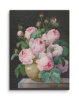 Pink Roses in a Vase | Canvas Print