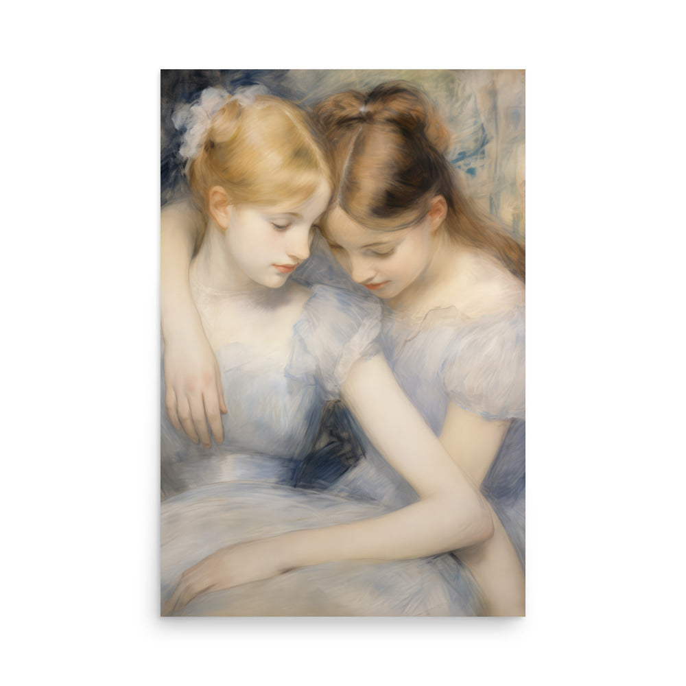 Two Girls Fine Art Print