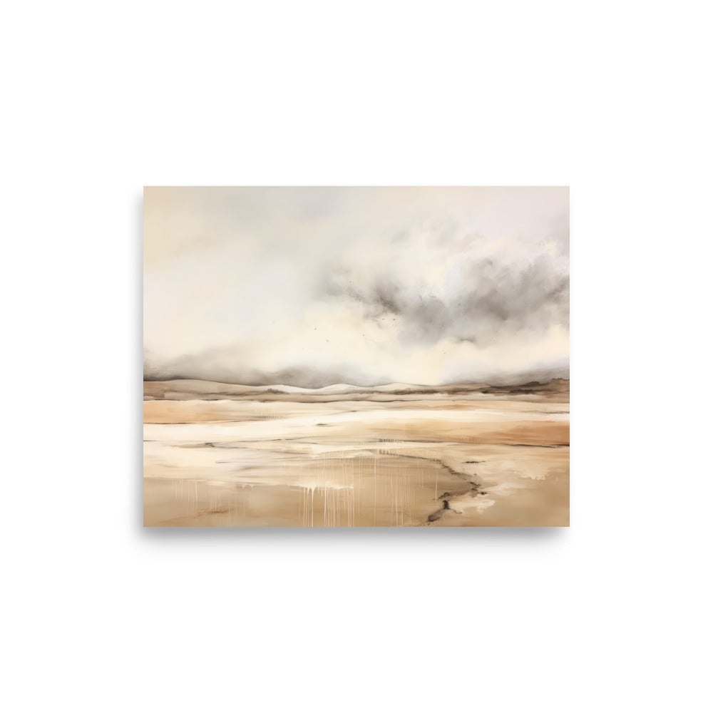 Stormy Desert Landscape | Poster