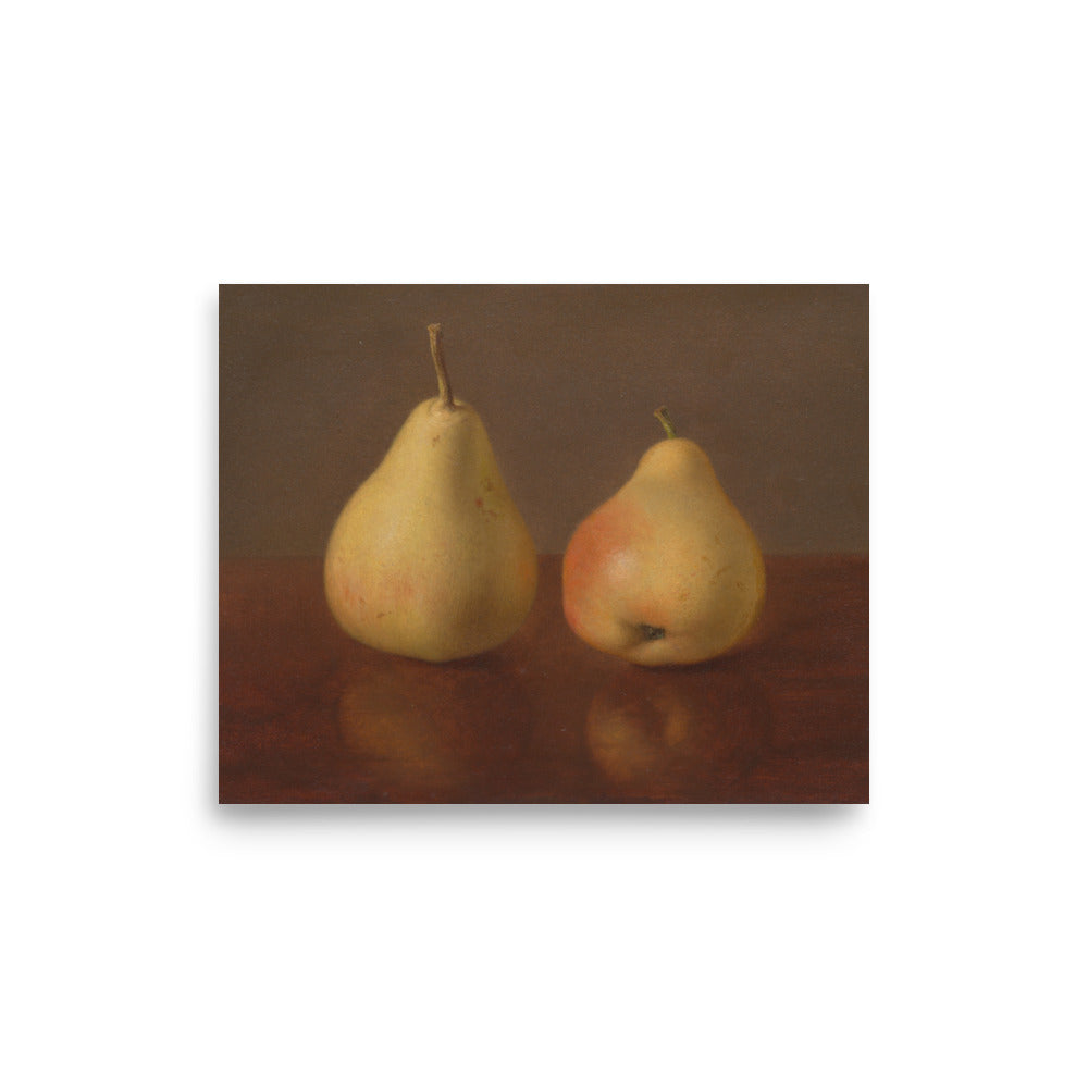 Two McLaughlin Pears | Poster